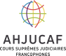 Logo de l'Association des Cours Suprêmes Judiciaires Francophones (AHJUCAF)